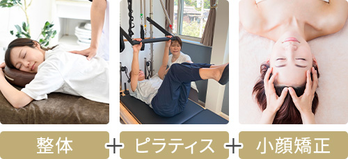 スタッフと会話する女性